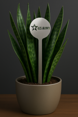 3 Qty Pack U.S. Army Officially Licensed Plant Sticks 2.250" dia 15.9in Height 16ga. T304 Stainless